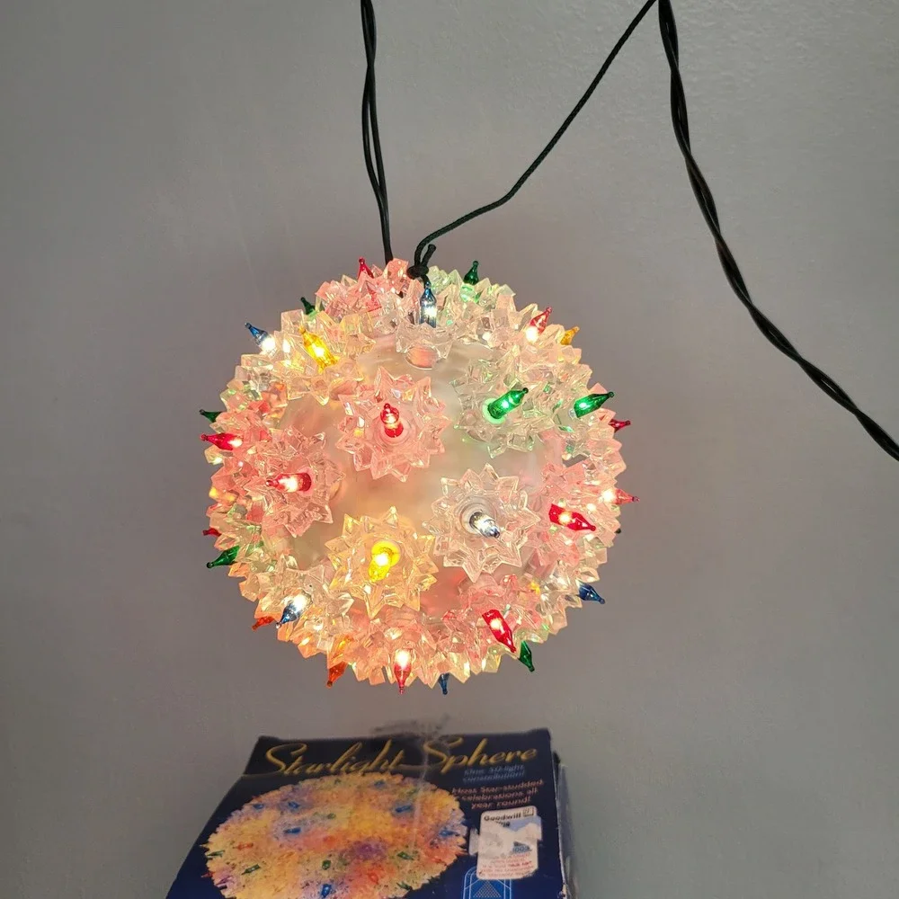 GKI Bethlehem Lighting Starlight Sphere Multi Color 50 Light‎ Indoor Outdoor